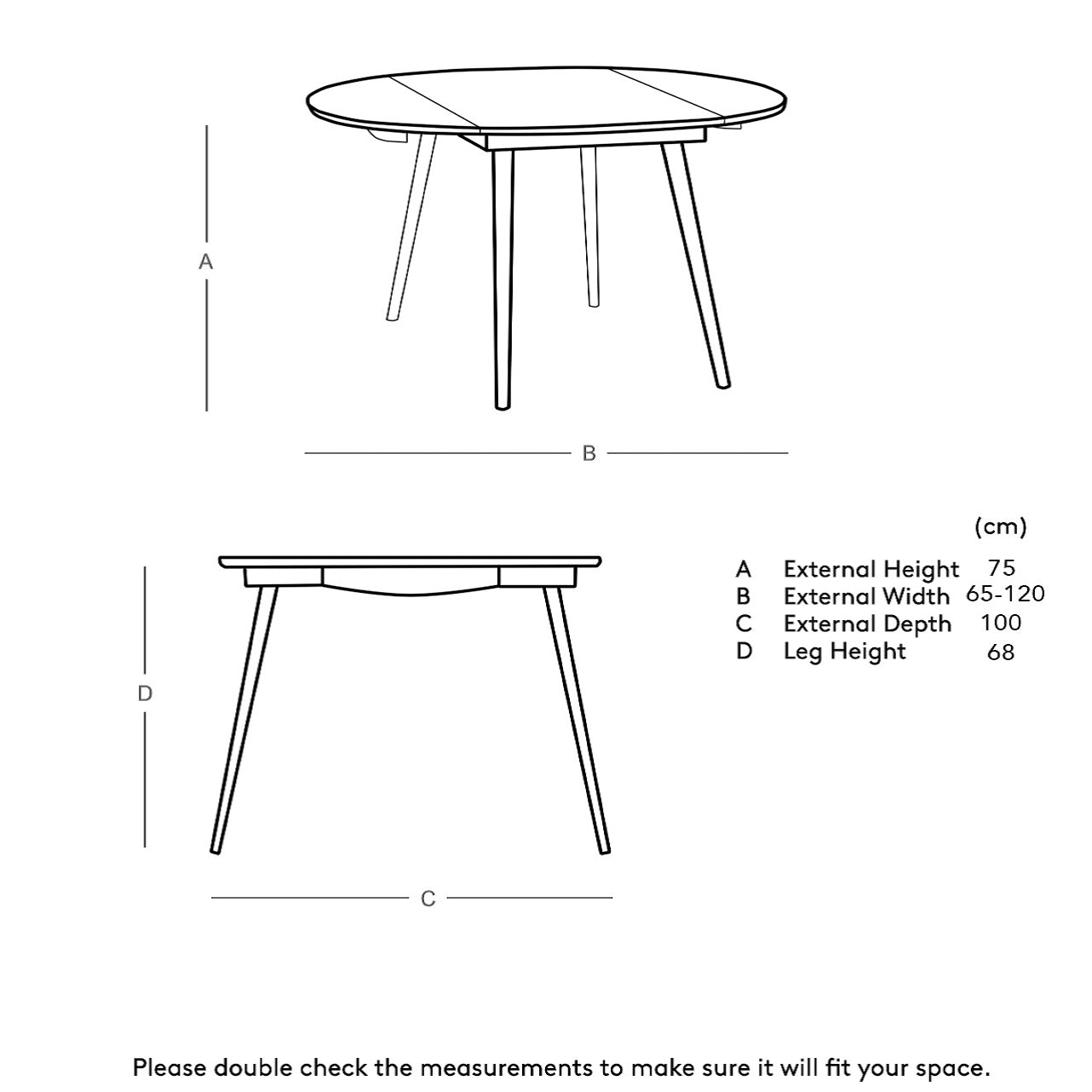 Round Extendable Dining Table
