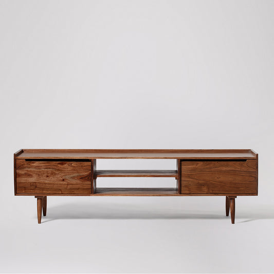 Woodworm Furniture | Elite Tv Unit | Solid Wood | Rosewood |Media Unit