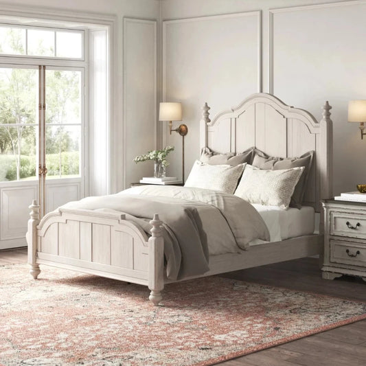 Woodworm | Drake Solid Wood | Premium Rosewood Bed | Front View