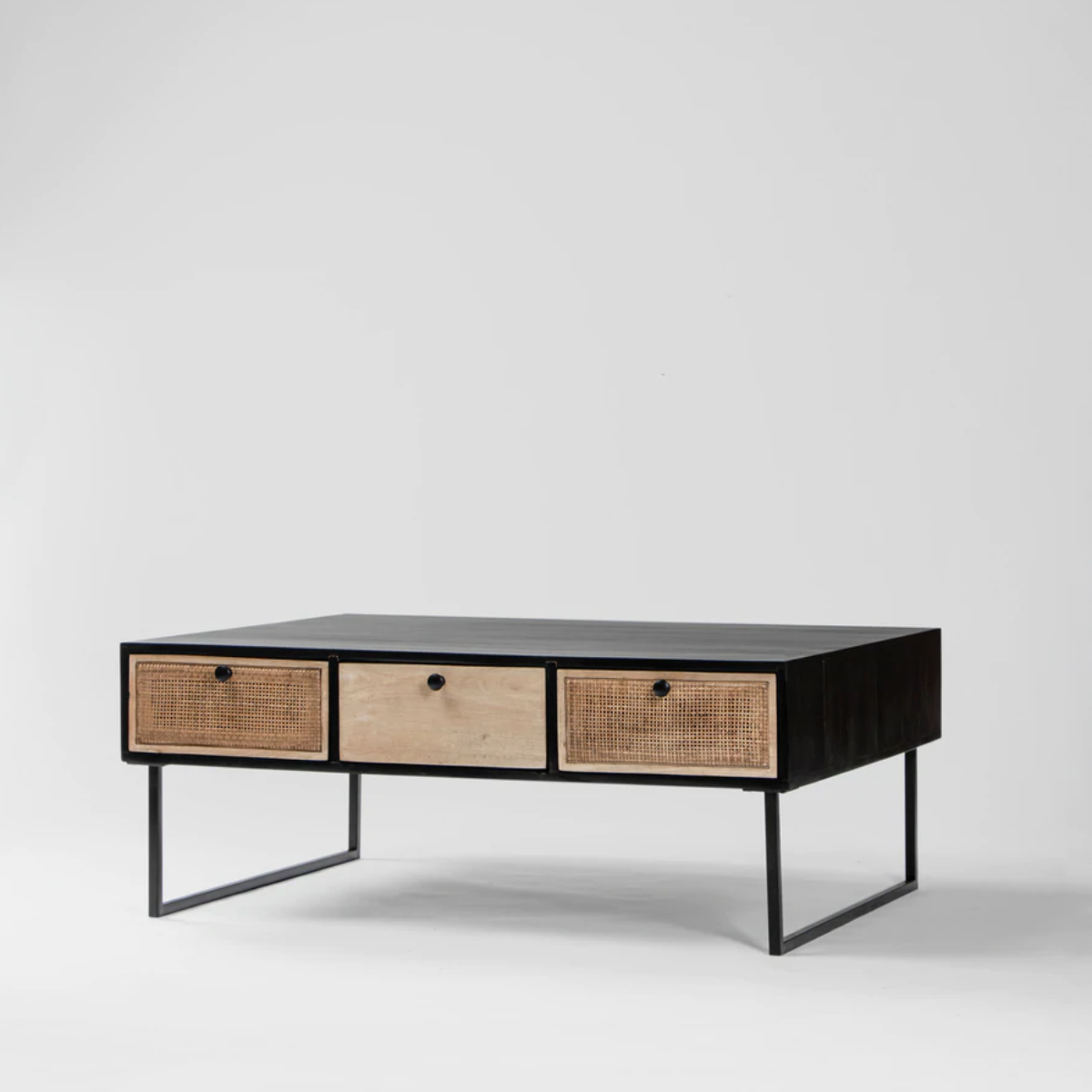 Woodworm | Franco Coffee Table | luxury furniture | Cane-Work |  Drawers
