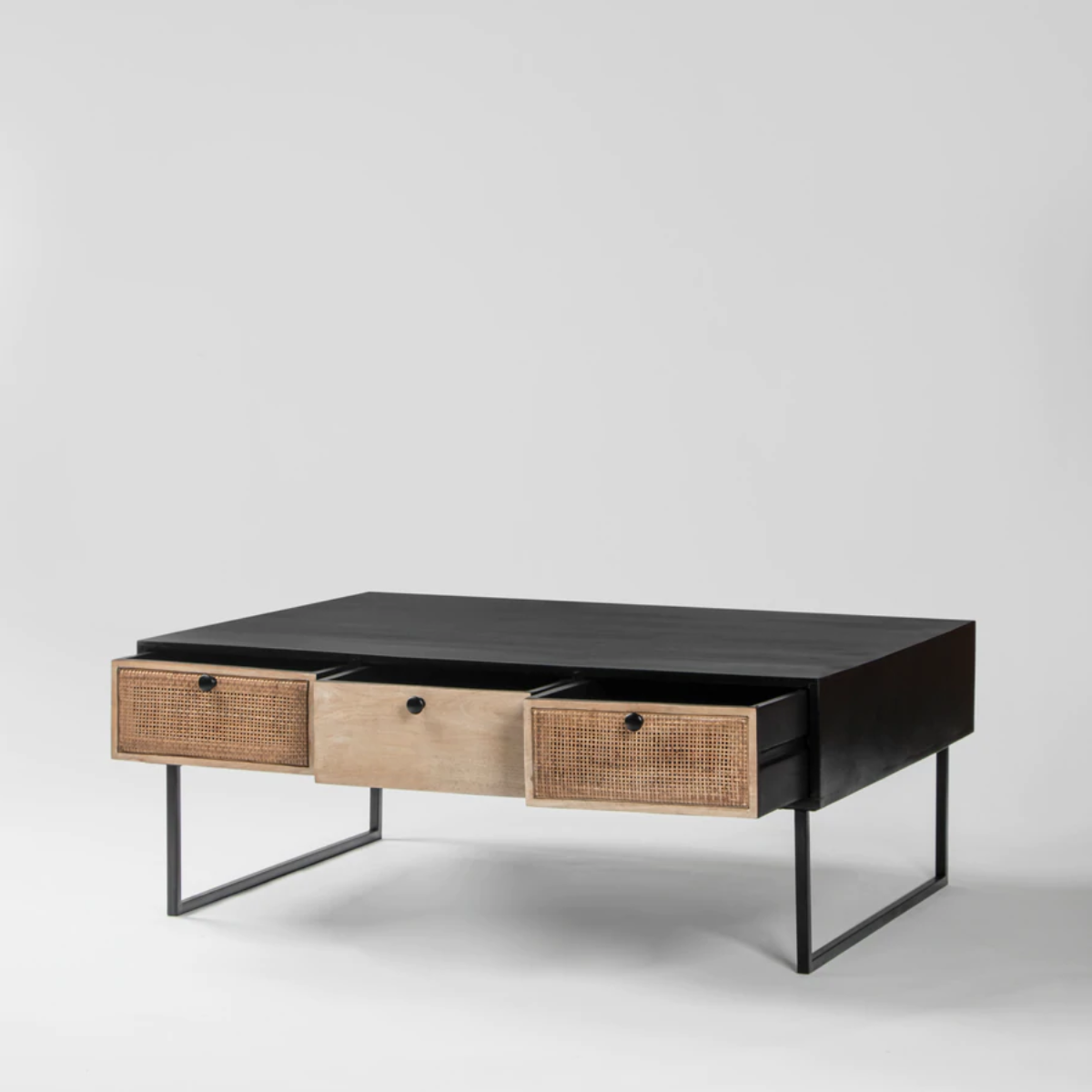 Woodworm | Franco Coffee Table | luxury furniture | Cane-Work |  Drawers