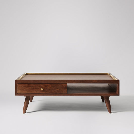 Woodworm | Fusion Coffee Table | Solid wood | Drawers | Rosewood
