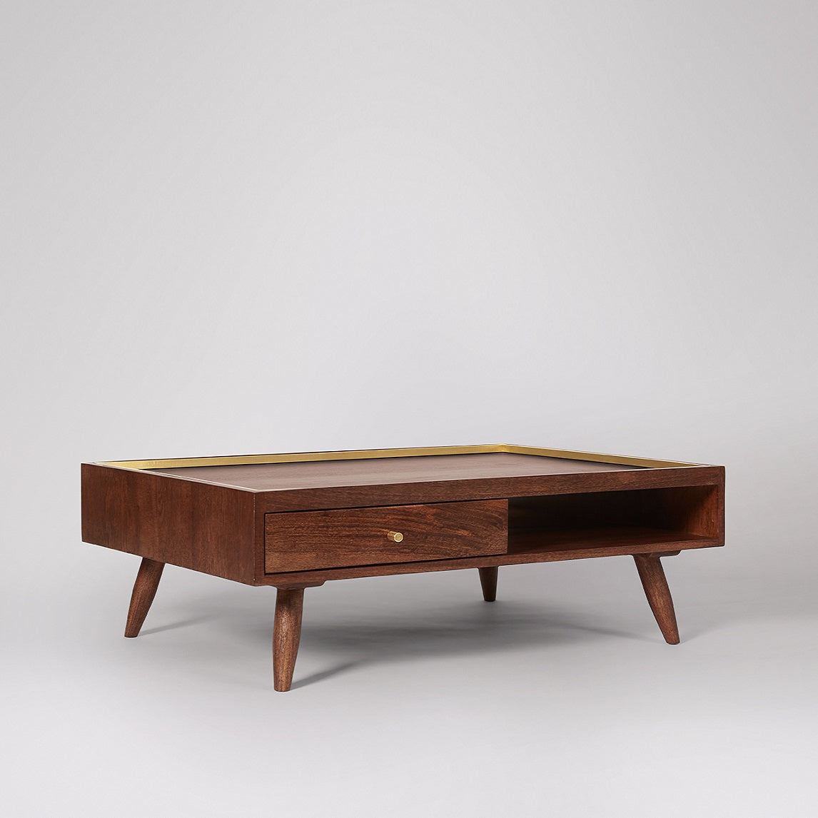 Woodworm | Fusion Coffee Table | Solid wood | Drawers | Rosewood | Honey 