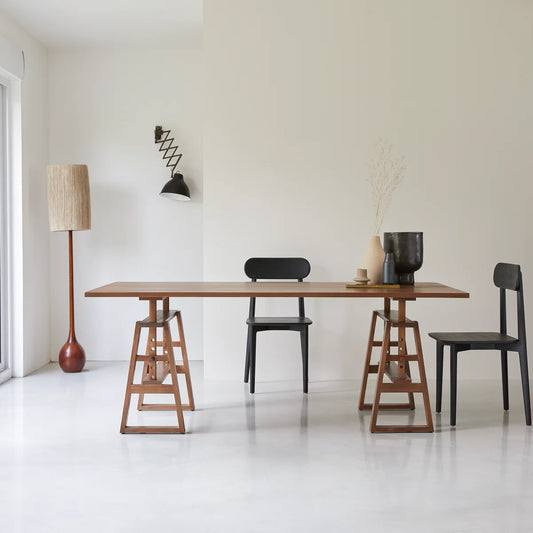 Trestle Solid Wood Table