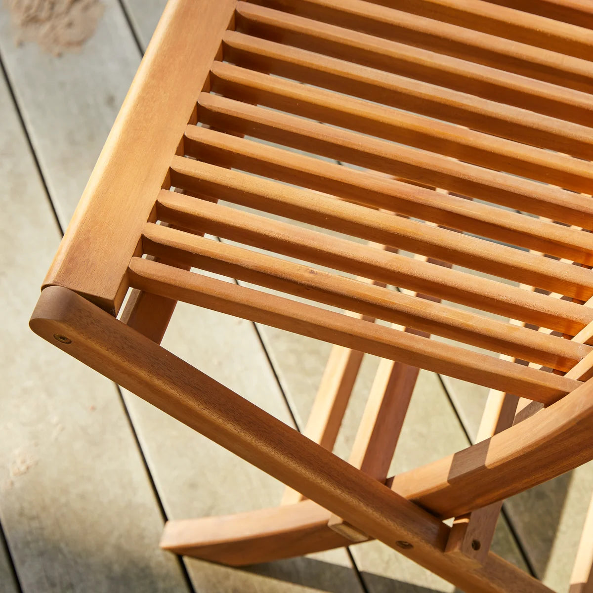 Capri - Set of 2 solid acacia garden chairs